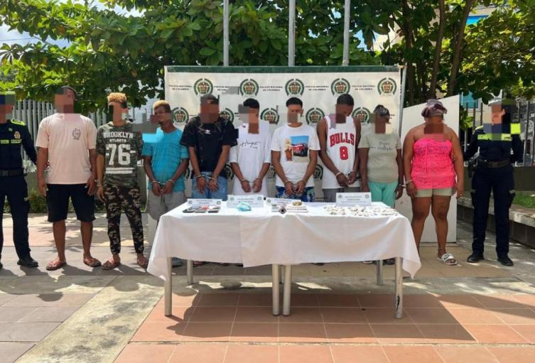 Capturados en Santa Rosa de Lima