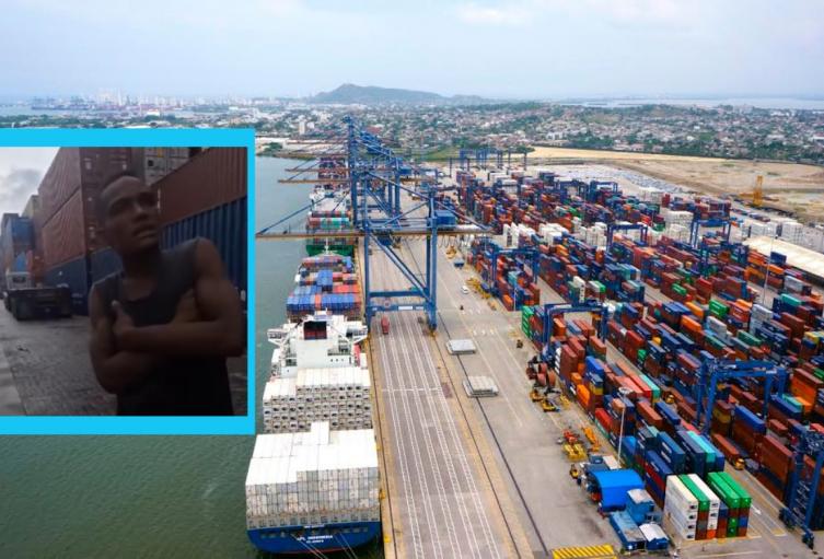 Sorpresa en el Puerto de Cartagena: apareció un hombre en un contenedor