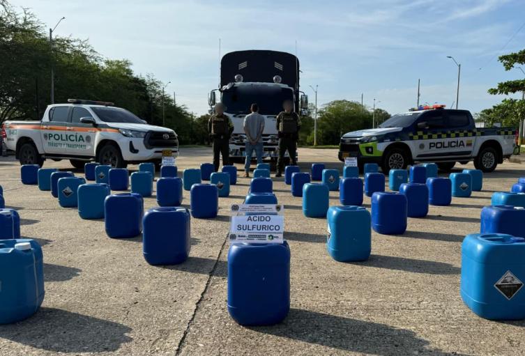 El operativo fue  realizado en la vía a Caucasia