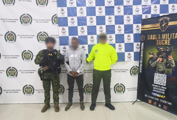 La captura fue en Montería