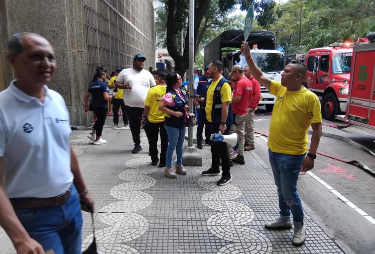 Simulacro de emergencias en Barranquilla