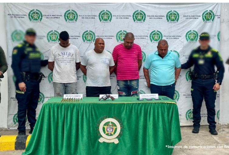 Capturan a presuntos colaboradores del Clan del Golfo