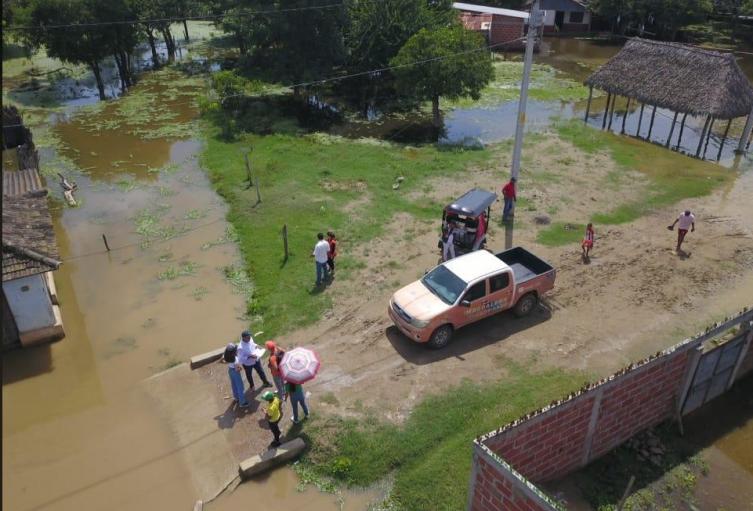 emergencia por lluvias en Magdalena