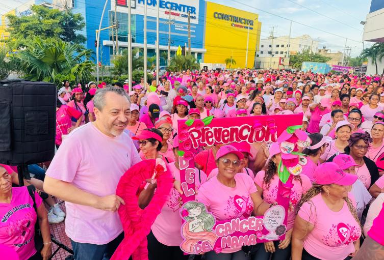 Caminata Rosa en Cartagena