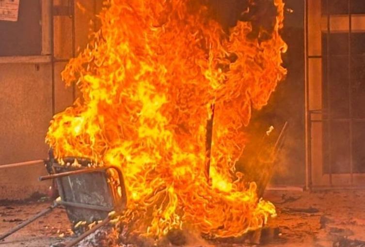 Vandalismo en UniAtlantico 