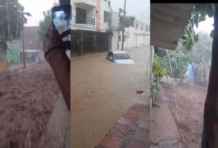 Santa Marta en alerta naranja tras fuertes lluvias: dos muertos, barrios inundados y colegios afectados