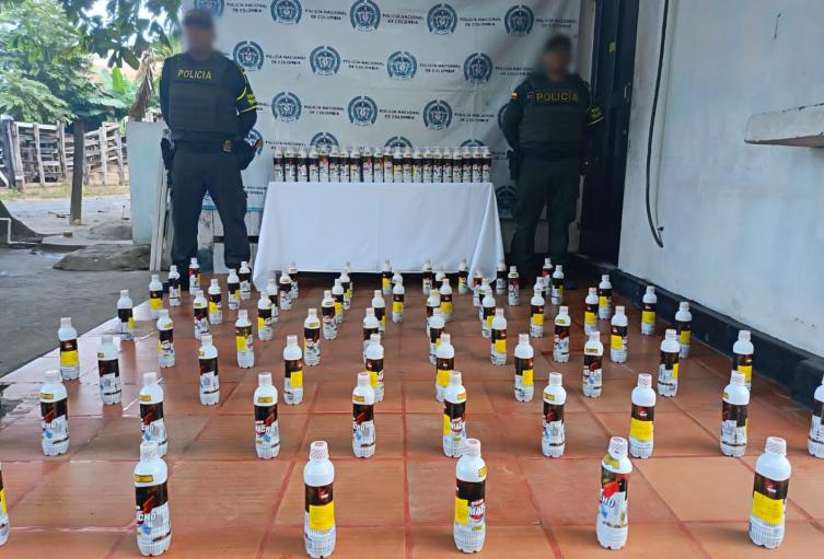 El operativo fue adelantado en el san jorge cordobés