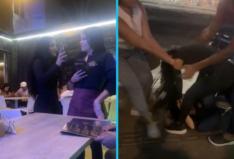Clienta golpeó a mesera en Valledupar