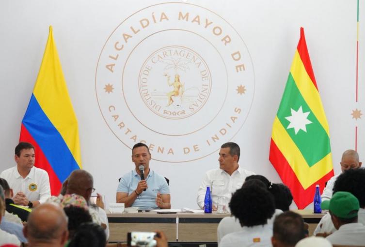 Encuentro en el Centro Histórico de la capital de Bolívar