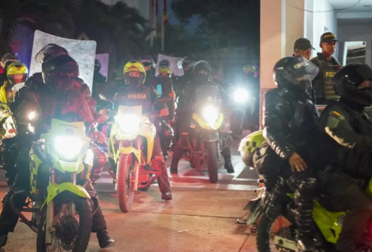 Policía en Cartagena