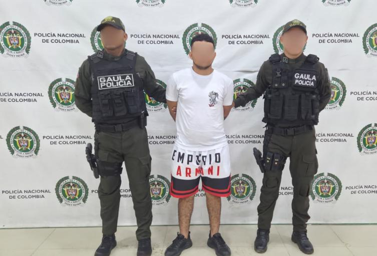 La captura fue en Montería