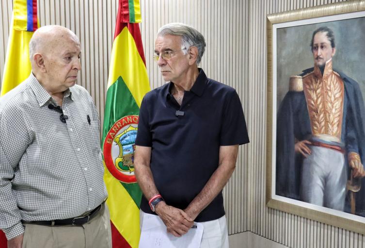 Otty Patiño y Eduardo Verano.