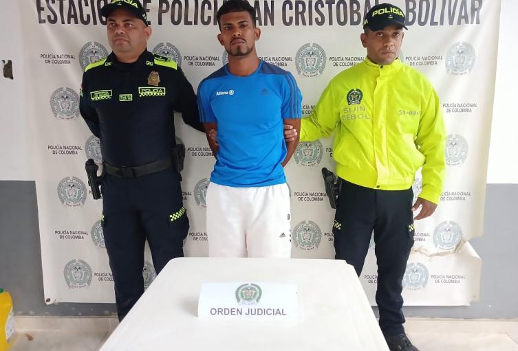 Policía captura en San Cristóbal a presunto homicida en grado de tentativa: tenía antecedentes por varios delitos
