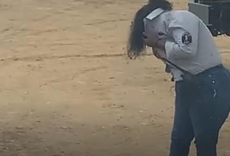 La mujer fue auxiliada.