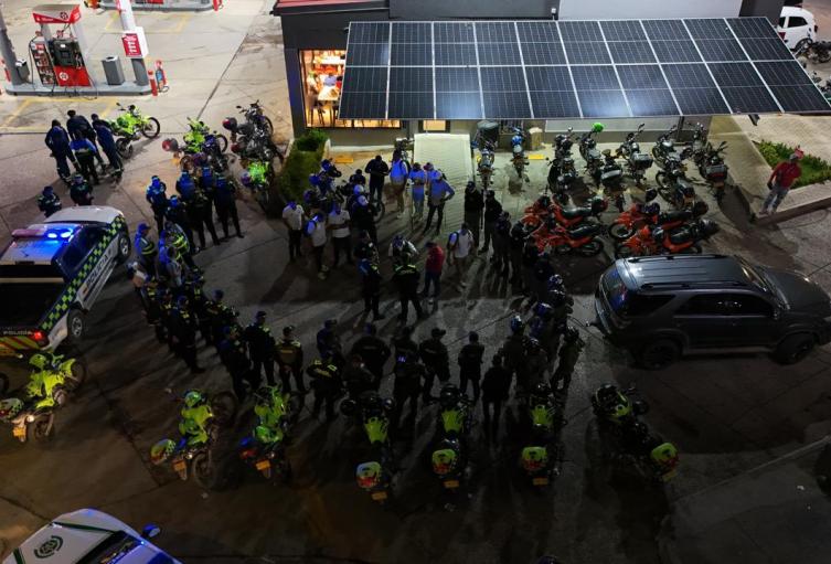 Cartagena refuerza su seguridad con caravanas conjuntas entre Infantería de Marina, Policía y Alcaldía