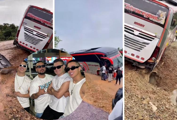 La Banda del 5 sufrió accidente en carretera