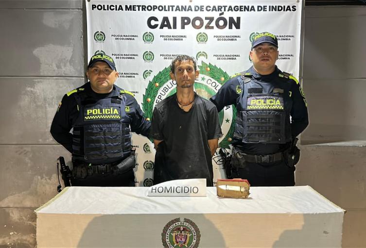 Capturan en Cartagena a alias Ricardito señalado de asesinar a un hombre en medio de una riña  