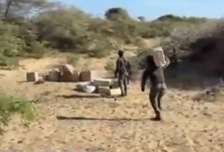 Incautación de cocaína.