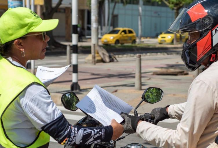 Permiso especial para motos en zonas restringidas de Barranquilla