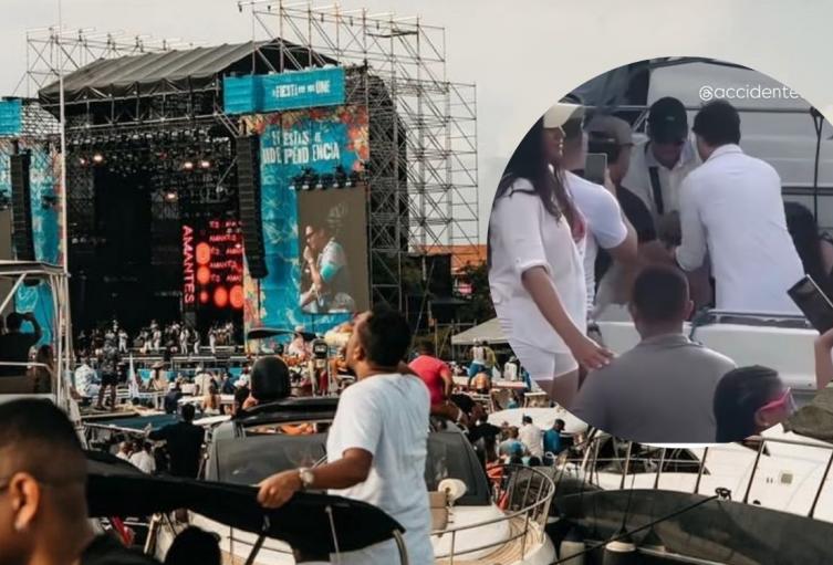 Pelea en yate que sorprendió a asistentes del Festival Náutico en Cartagena.