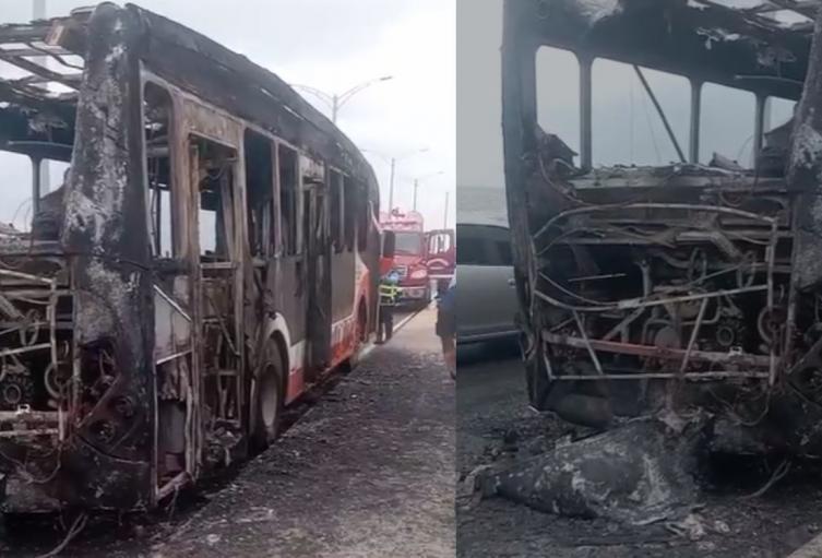 Los vehículos llevaban pasajeros en el momento de los hechos