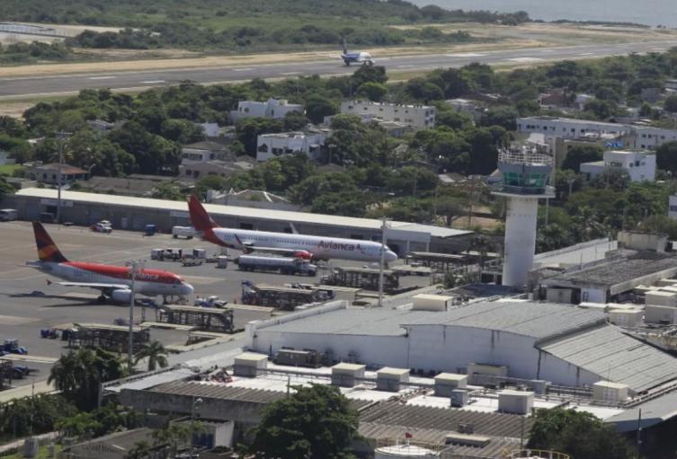 Terminal aérea principal de la capital de Bolívar