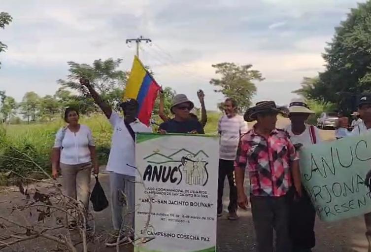 Protesta de campesinos 25 Noviembre