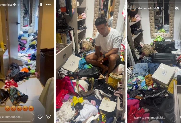 La vivienda del cantante de vallenato quedó desordenada tras el millonario robo.