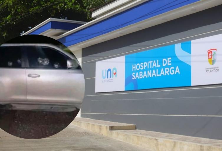 Ataque a tiros contra camioneta en Sabanalarga