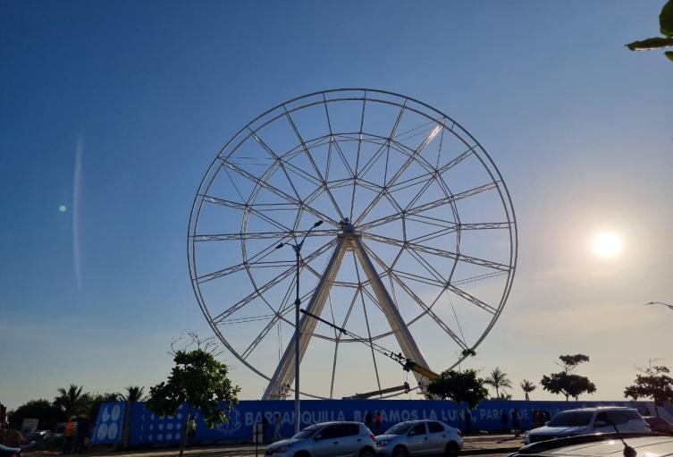 Los tres aros que conforman la Luna del Río ya están listos