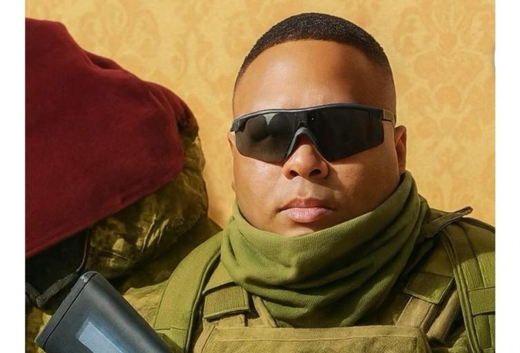 Soldado fallecido en Ucrania.