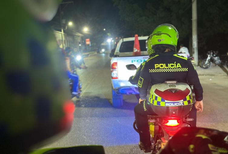 Policías en Bolívar