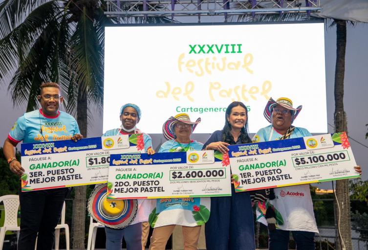 Ganadores del Festival del pastel cartagenero 2025