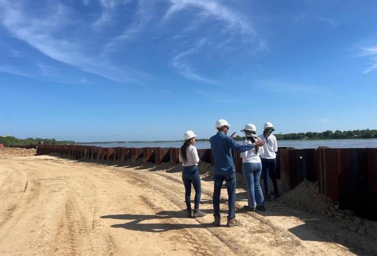 Primera fase de El Gran Malecón de Magangué