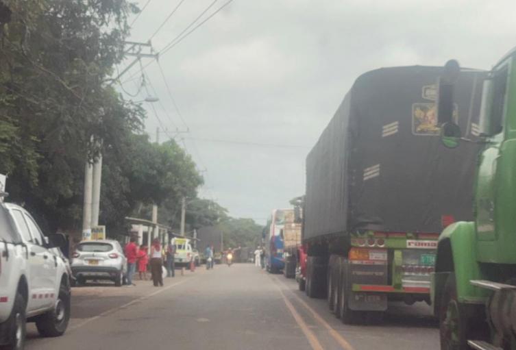 Bloqueo en La Guajira