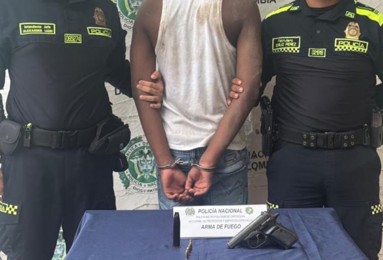 Cae en Cartagena con una pistola joven de 18 años que se había escapado de centro especializado