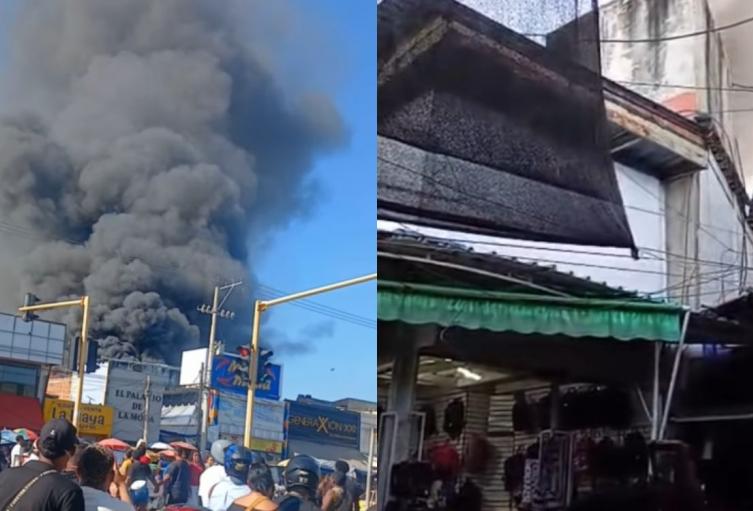 Incendio en el Mercado de Bazurto