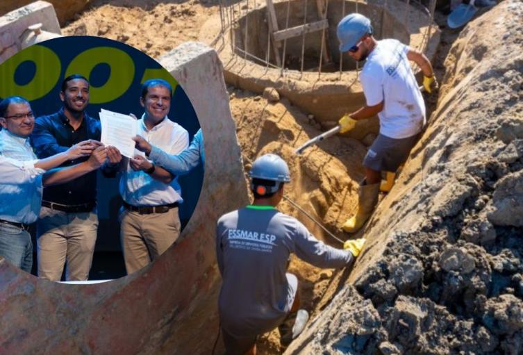 Playa Salguero, en Santa Marta, avanza en alcantarillado