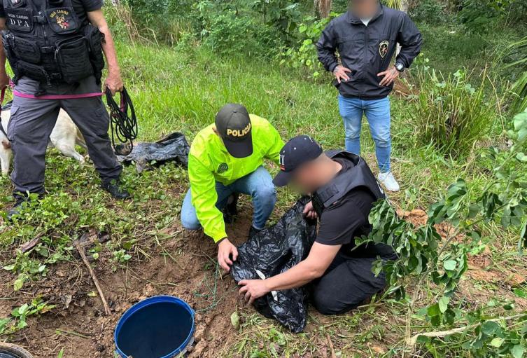 Unidades de la Policía, el Ejército y el CTI realizaron el operativo