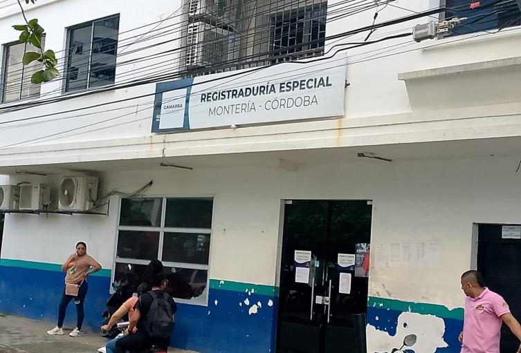 Sede de la Registraduría Nacional del Estado Civil en Montería
