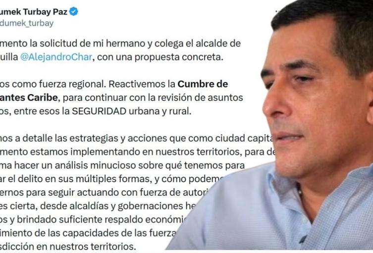 Dumek Turbay, alcalde de Cartagena sobre traslado de cabecillas