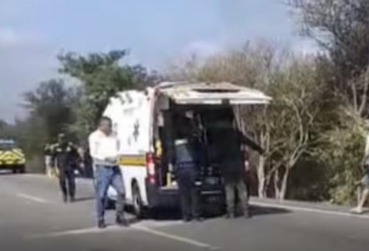 Incendio de microbús 