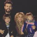 Shakira, Gerard Piqué y sus hijos