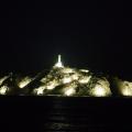 El Morro se ilumina de nuevo en honor al medio milenio de Santa Marta
