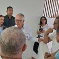 Guillermo Jaramillo, ministro de Salud, de visita en el Atlántico.