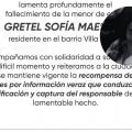 Muerte de Gretel Sofía en Cartagena 