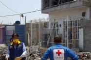 Incendio en el barrio Olaya 