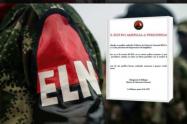 En comunicado de prensa el ELN aseguró que no hizo amenazas 