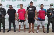 Presuntos integrantes del Clan del Golfo