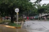 En cerca de 10 puntos de la ciudad se registraron estos enfrentamientos